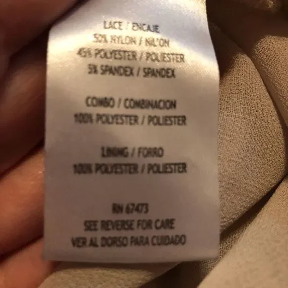 Julian Taylor Short Sleeve Sequin Lace Fit And Flare Dress - Picture 14 of 15